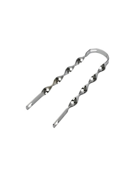 16 Flat Twisted Fender Braces Chrome.